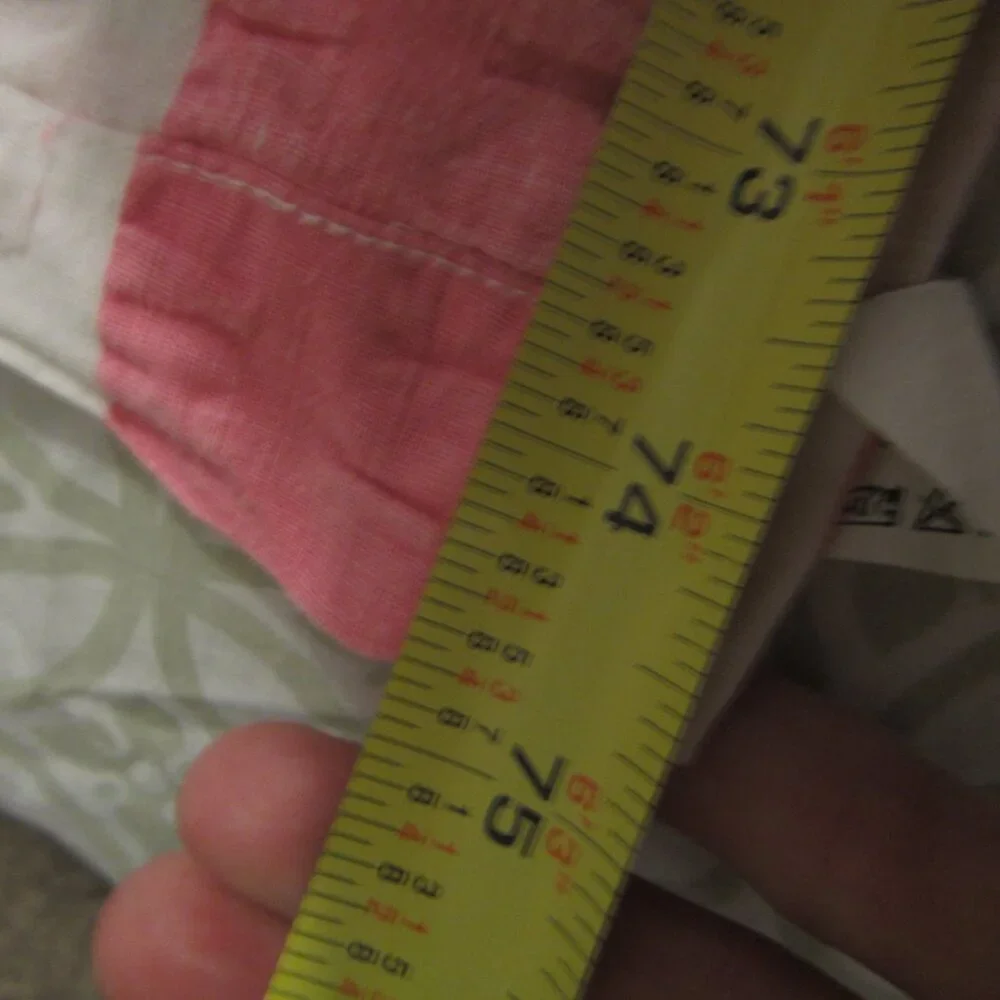 Reversible Euro Pink White Seersucker Strips Dots Cotton Single Duvet Cover